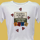 Stitched Together Quilting Personalized Scoop Neck T-Shirt